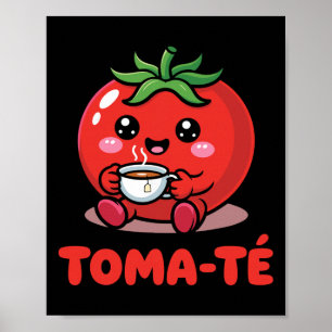 Pun Tomate Funny Maestra School Spanish Teacher St Poster