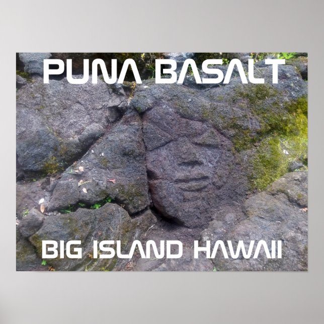 PUNA BASALT BIG ISLAND HAWAII POSTER (Front)