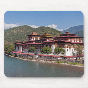 Punakha Dzong in Bhutan Mouse Mat