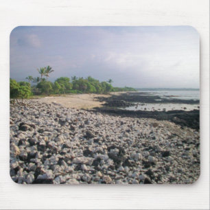 Punaluʻu Black Sand Beach Hawaii Big Island Mouse Mat