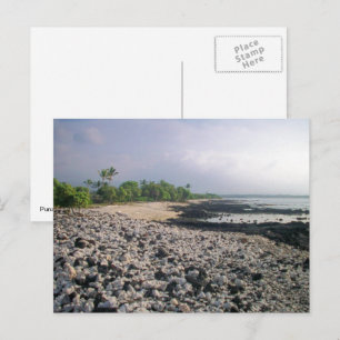 Punaluʻu Black Sand Beach Hawaii Big Island Postcard