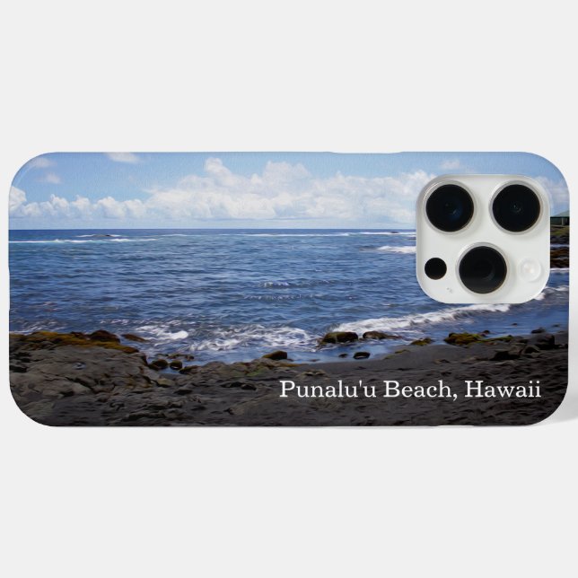 Punalu'u Black Sand Beach Hawaii Case-Mate iPhone  Case-Mate iPhone Case (Back (Horizontal))