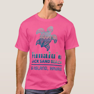 Punaluu Black Sand Beach Turtle T-Shirt