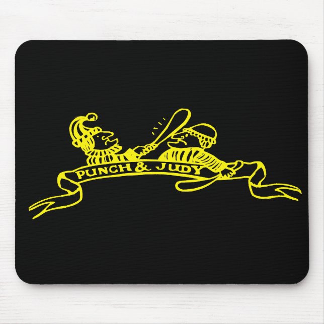 Punch and Judy Logo Mouse Mat (Front)