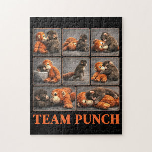 Punch Baby Monkey Jigsaw Puzzle