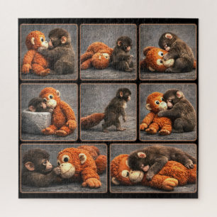 Punch Baby Monkey Jigsaw Puzzle