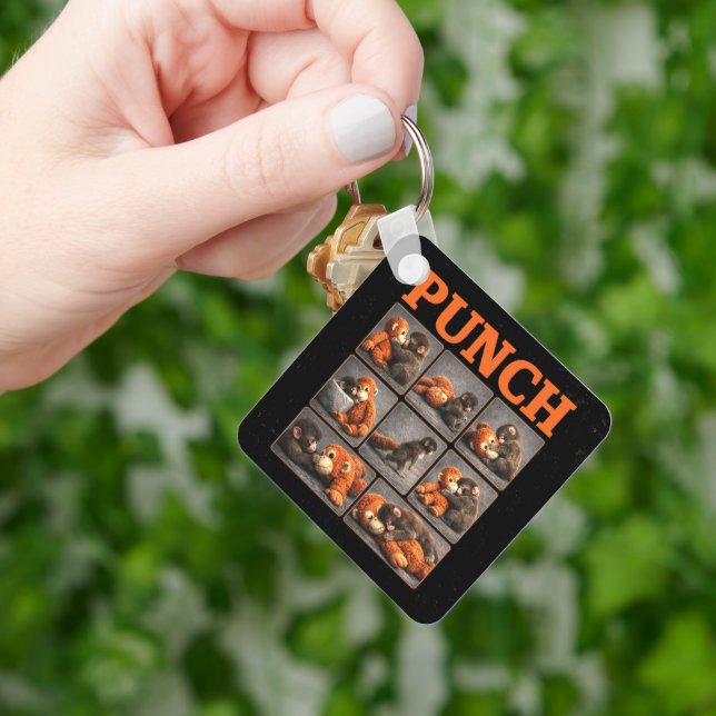 Punch Baby Monkey Key Ring (Hand)