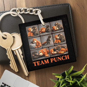 Punch Baby Monkey Key Ring