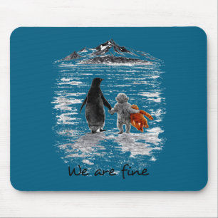 Punch baby monkey meets nihilist penguin e meme mouse mat