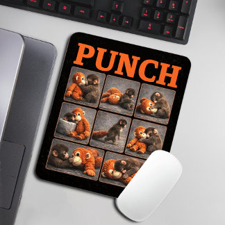 Punch Baby Monkey Mouse Mat