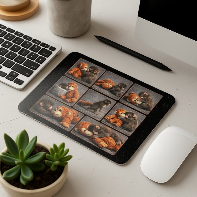 Punch Baby Monkey Mouse Mat (Creator Uploaded)