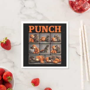 Punch Baby Monkey Napkin