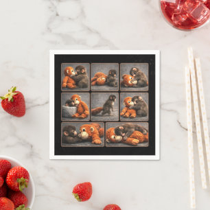 Punch Baby Monkey Napkin