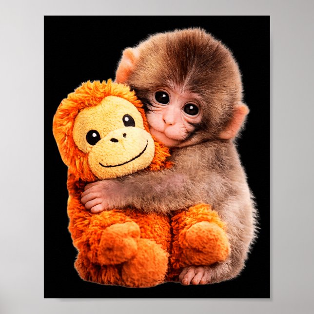 Punch baby monkey  poster (Front)