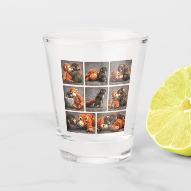 Punch Baby Monkey Shot Glass (Front)
