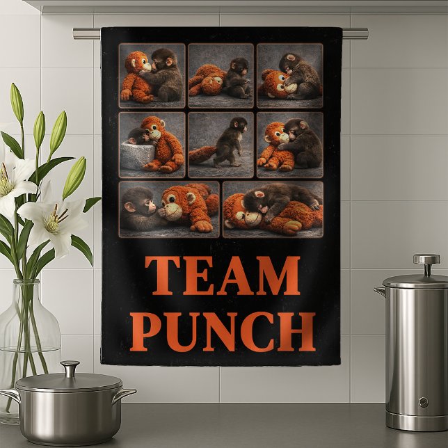 Punch Baby Monkey Tea Towel (Creator Uploaded)
