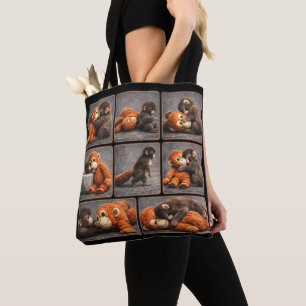 Punch Baby Monkey Tote Bag