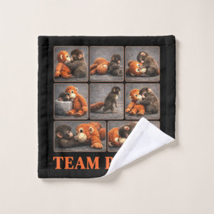Punch Baby Monkey Wash Cloth