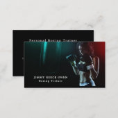 Punch Bag, Boxer, Boxing Trainer Business Card (Front/Back)