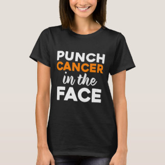 Punch Cancer In The Face Leukaemia Awareness  T-Shirt