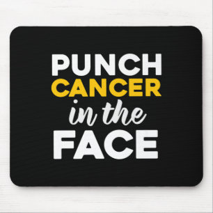 Punch (Childhood) Cancer In The Face Awareness Mouse Mat