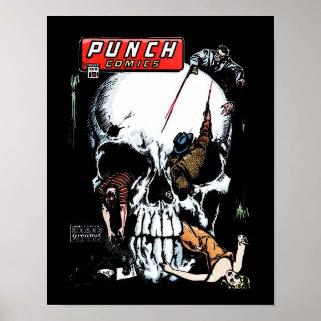 Punch Comics #12 Cover Art Poster (Front)