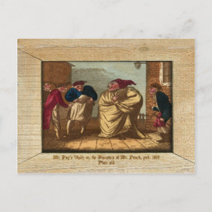 Punch & Judy Picture Plate XIII Postcard