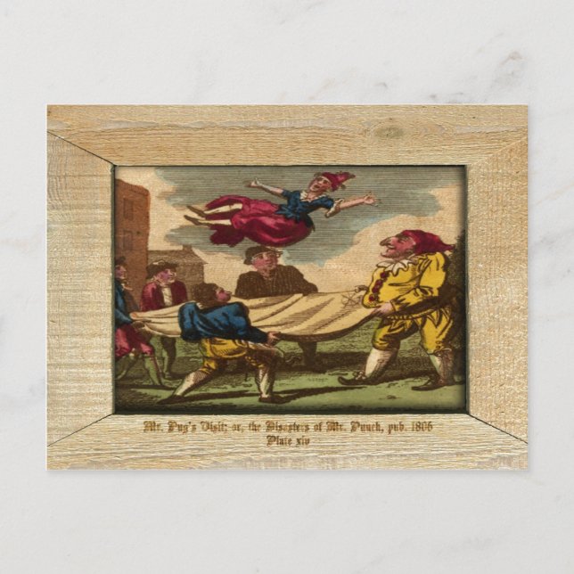 Punch & Judy Picture Plate XIV Postcard (Front)
