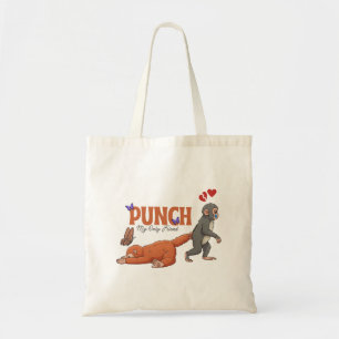 Punch‑kun & Plush Monkey – Kawaii for Kids Tote Bag