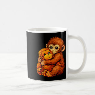 Punch monkey cute baby funny animal coffee mug