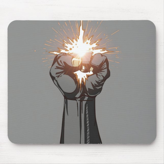 Punch of light mouse mat (Front)