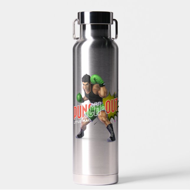 Punch Out (Boxing Sport) |  Water Bottle (Front)