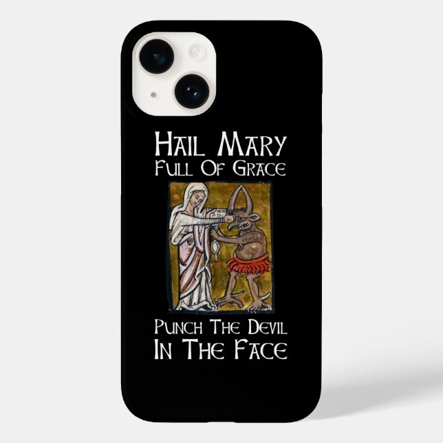 Punch the Devil in the Face! Case-Mate iPhone Case (Back)