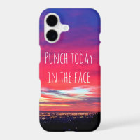 Punch Today in Face Pink California Sunset Coastal