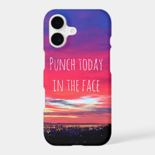 Punch Today in Face Pink California Sunset Coastal
