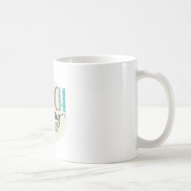Punch today in the face coffee mug (Right)