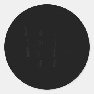 Punch Today In The Face Funny Quote  Classic Round Sticker