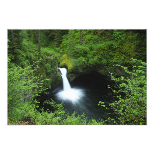 Punchbowl Falls on Eagle Creek, Columbia River Photo Print