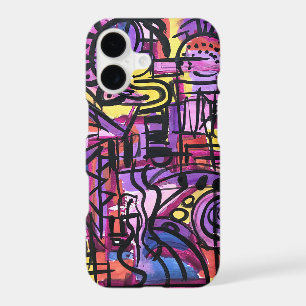 Punchbowl-Hand Painted Abstract Art