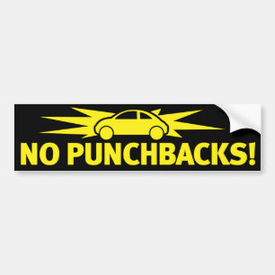 Punchbuggy Yellow - No Punchbacks! Bumper Sticker