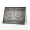 Punched Tin 10th Wedding Anniversary Card