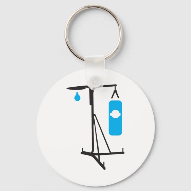 Punching Bag Boxing Keychain (Front)