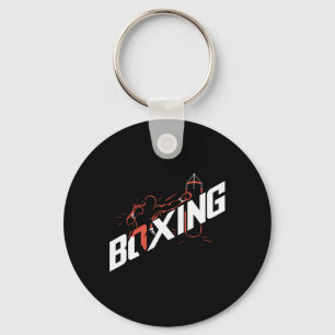Punching G Boxing Kickboxing Boxing Lover Boxer Key Ring