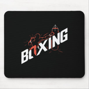 Punching G Boxing Kickboxing Boxing Lover Boxer Mouse Mat