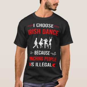 Punching Irish Dance Dancing Dancer T-Shirt
