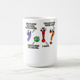 Punctuation Marks English Language Teacher Student Coffee Mug