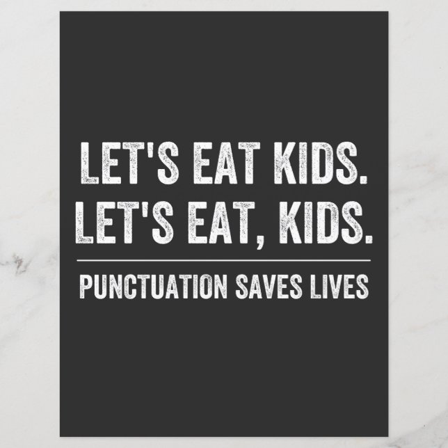 Punctuation Saves Lives (Front)