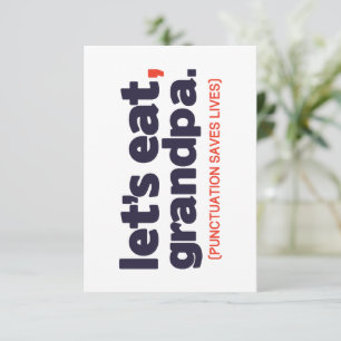 Punctuation saves lives invitation