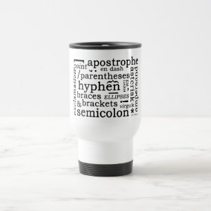 Punctuation Travel Mug