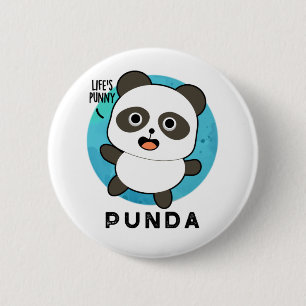 Punda Funny Animal Panda Pun  6 Cm Round Badge